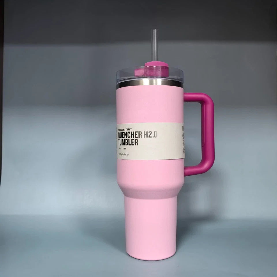 StanIey 40oz Tumbler Cup with Handle &Straw-Stainless Steel Vacuum Insulated Mug